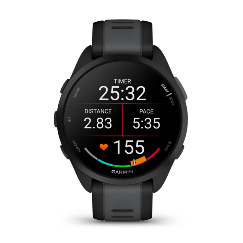 Garmin Forerunner 165 in Black / Slate Grey-1