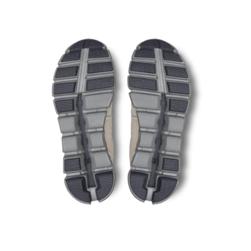 On Womens Cloud 5 Waterproof in Pearl / Fog-3