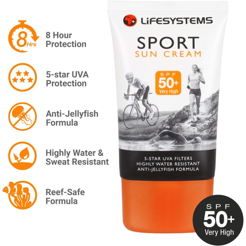 Lifesystems Sports Sun Cream Factor 50+ 50ml-1