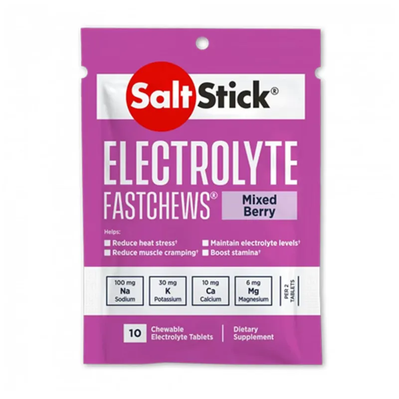 SaltStick Electrolyte Fast Chews Mixed Berry