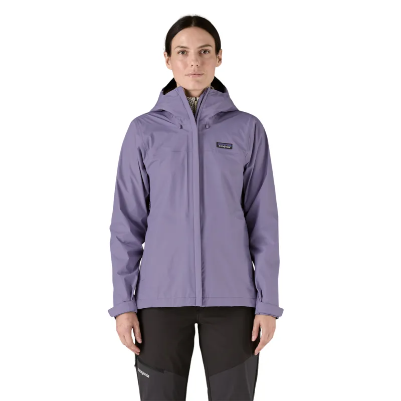Patagonia Women's Torrentshell 3L Rain Jacket in Concrete Purple