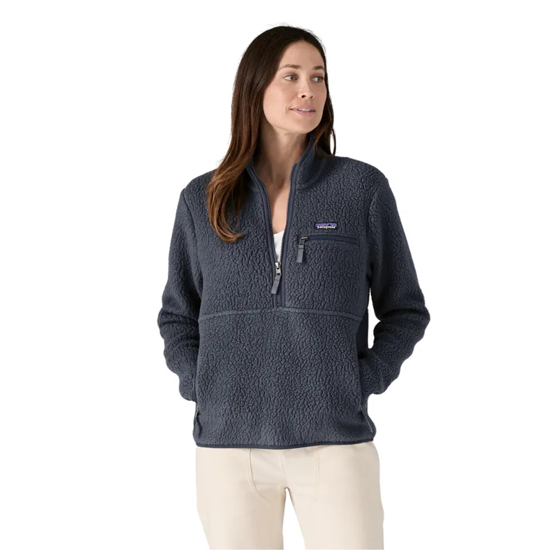 Patagonia Womens Retro Pile Marsupial in Smolder Blue