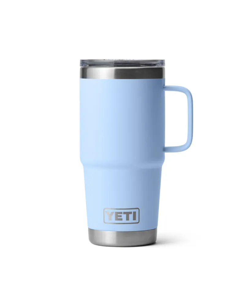 Yeti Rambler Travel Mug 20oz in Big Sky Blue