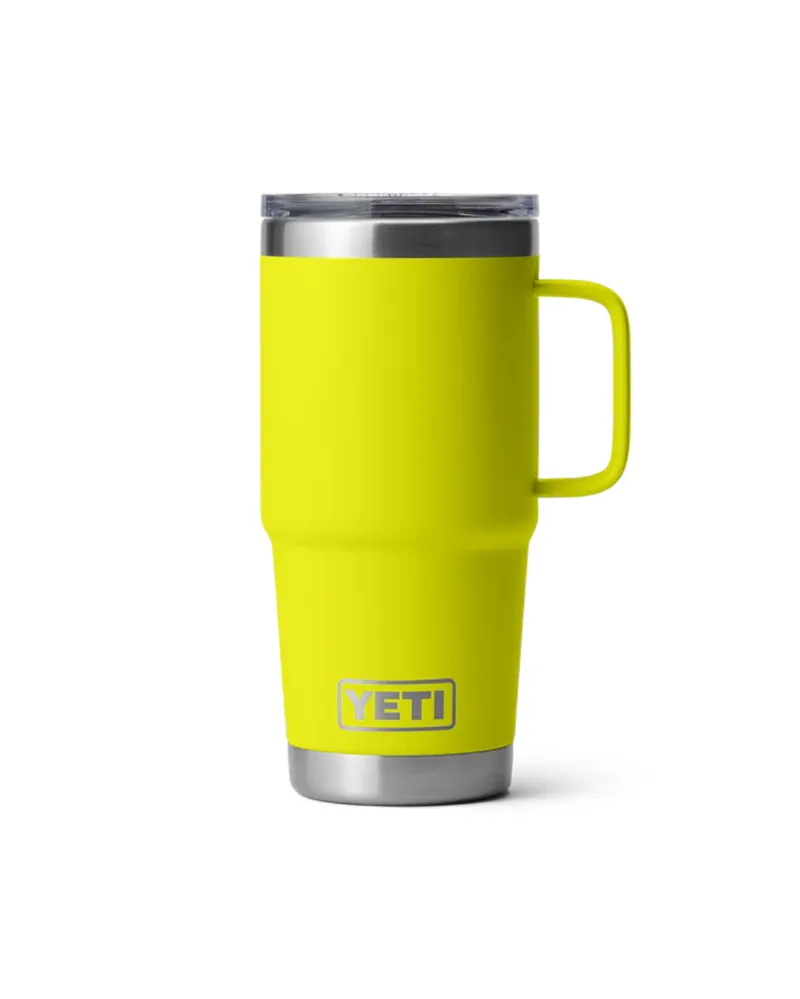 Yeti Rambler Travel Mug 20oz in Firefly Yellow
