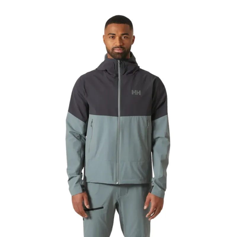 Helly Hansen Mens Blaze Softshell Hood in Grey Cactus