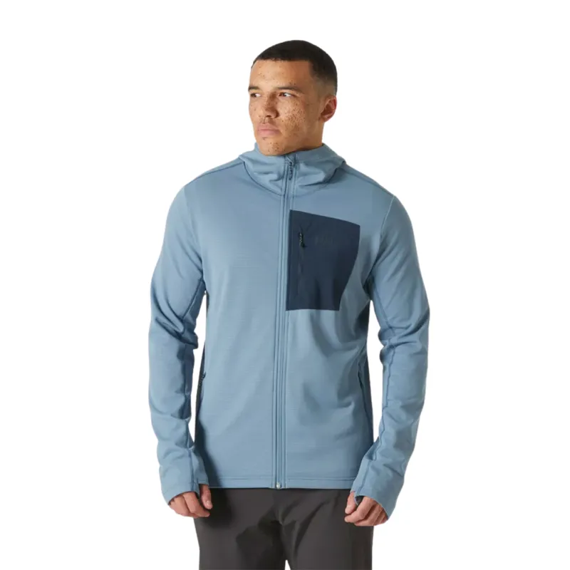 Helly Hansen Mens Versalite Hooded Fleece Jacket in Washed Navy