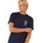 Ripcurl Mens Search Icon Tee in Navy / Grey