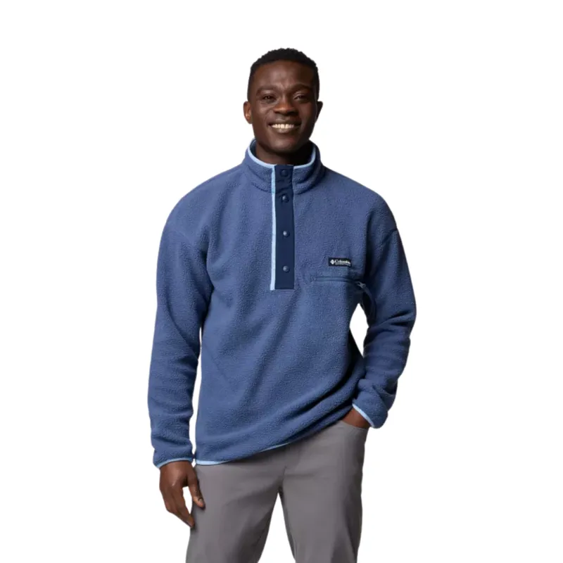 Columbia Men's Helvetia II Half Snap Fleece in Dark Mountain