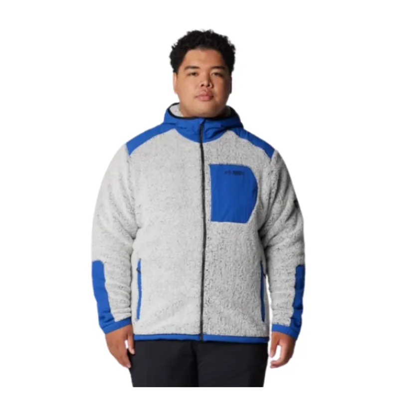 Columbia Mens Arctic Crest Sherpa Full Zip in Mountain Blue / White / Black