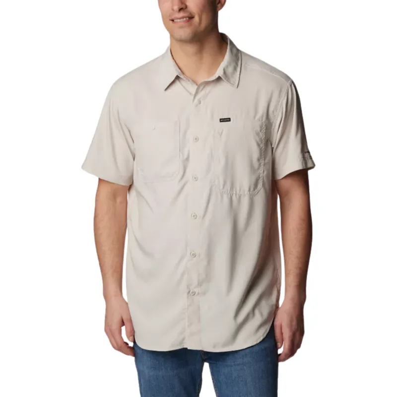 Columbia Mens Silver Ridge Utility Lite Short Sleeve in Dark Stone