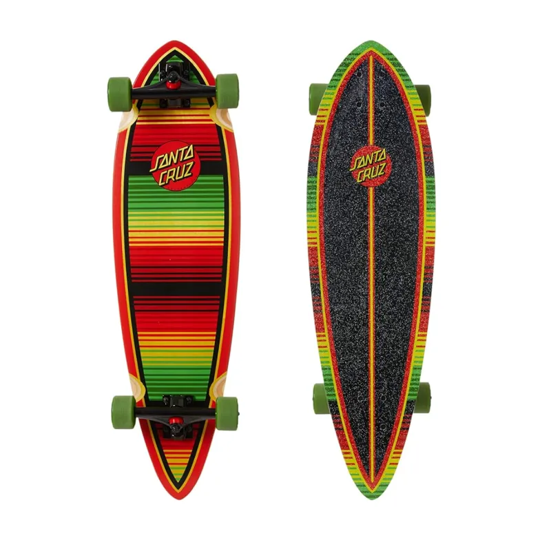 Santa Cruzer Complete Serape Dot Pintail in Multi 33 Inch