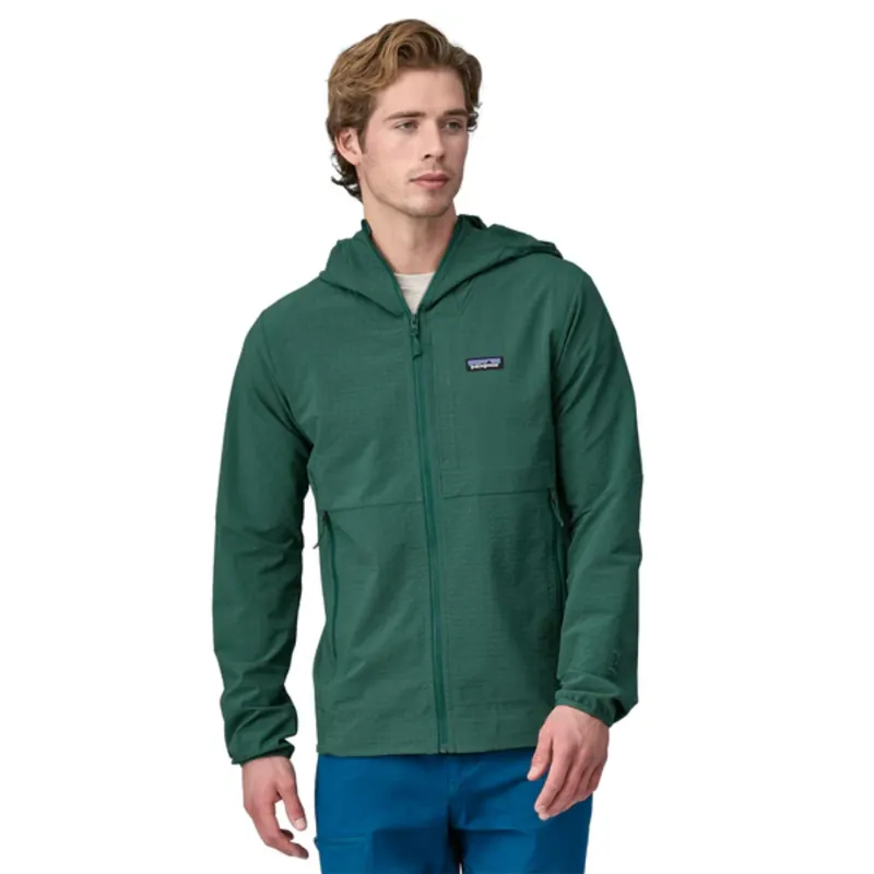 Patagonia Mens R1 TechFace Hoody in Conifer Green