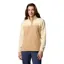 Columbia Womens Benton Springs 1/2 Snap Pull Over II in Canoe / Lemon Wash