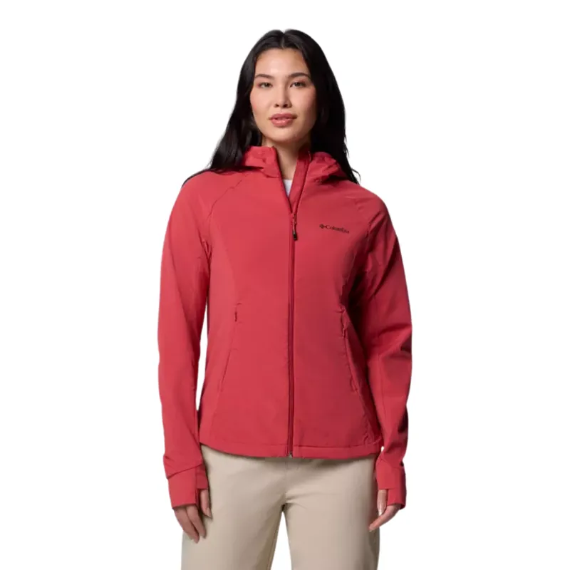 Columbia Womens Sweet As III Hooded Softshell in Daredevil