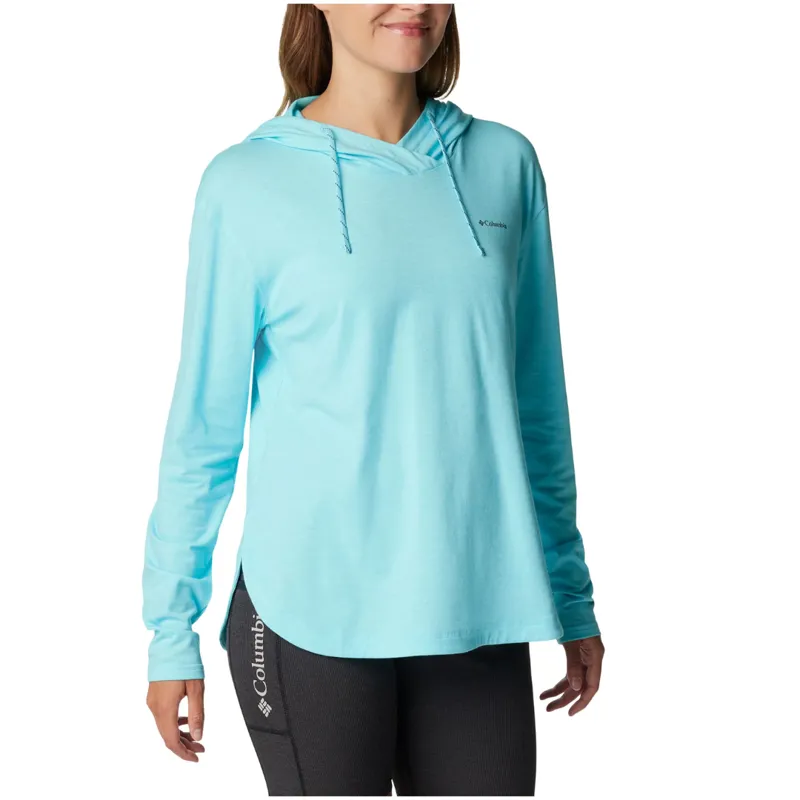 Columbia Womens Sun Trek L/S Hoodie in Spray