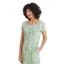 Sherpa Womens Padma Tie Back Dress in Celery Bhodi Leaf