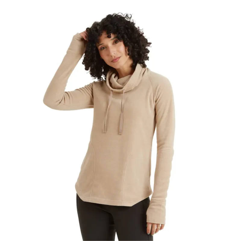 Sherpa Womens Rolpa Eco Pullover in Bardiya Sand
