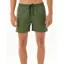 Ripcurl Mens Offset Volley in Dark Olive