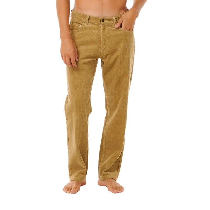 Ripcurl Mens Classic Surf Cord Pant in Dark Khaki