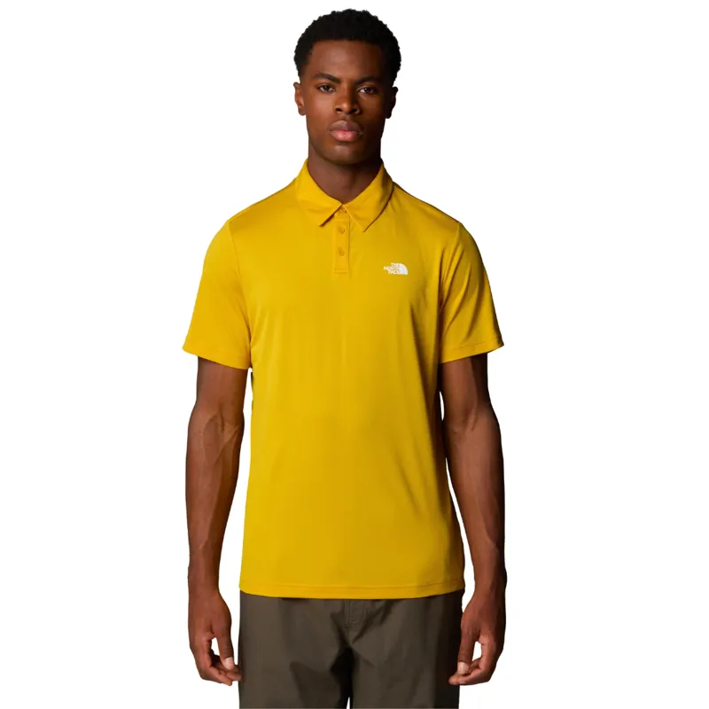 The North Face Mens Tanken Polo in Turmeric