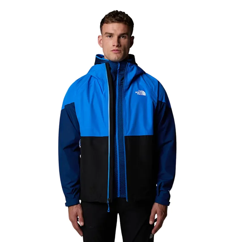 The North Face Mens Lightning Zip-In Jacket in TNF Black / Hero Blue / Estate Blue