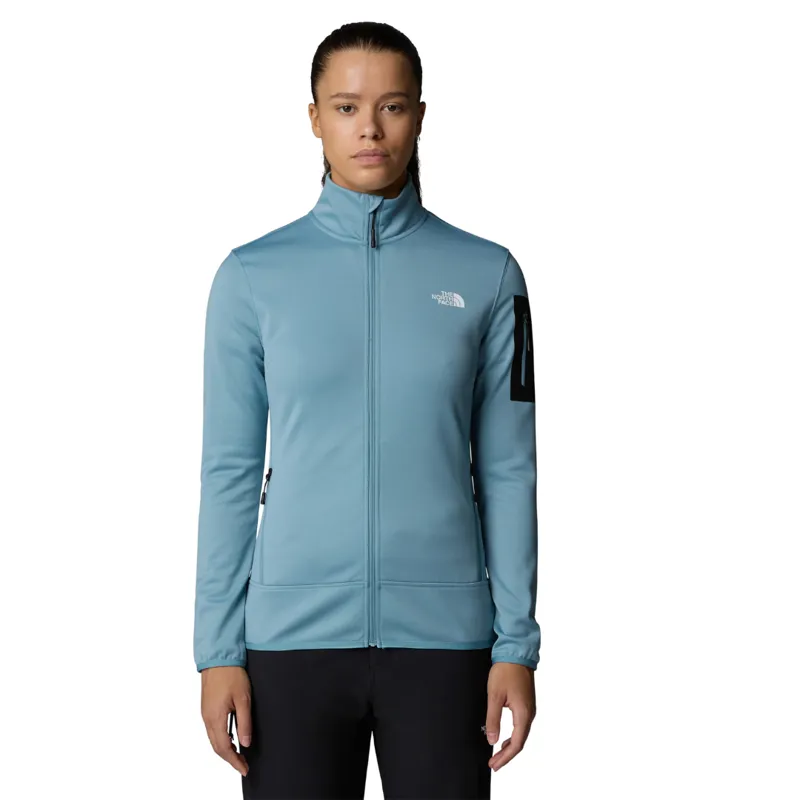 The North Face Womens Mistyescape Fleece in Shallow Blue / TNF Black