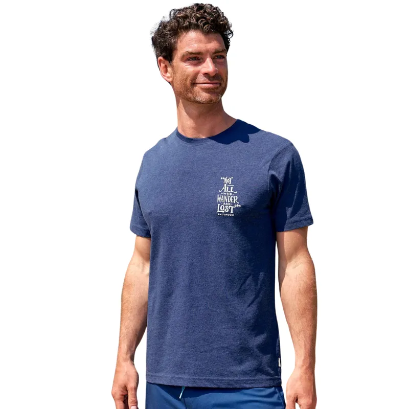 Saltrock Mens Lost Ships Tee in Navy