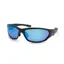 Bloc Montana Sunglasses in Matt Black with Blue Mirror Lens