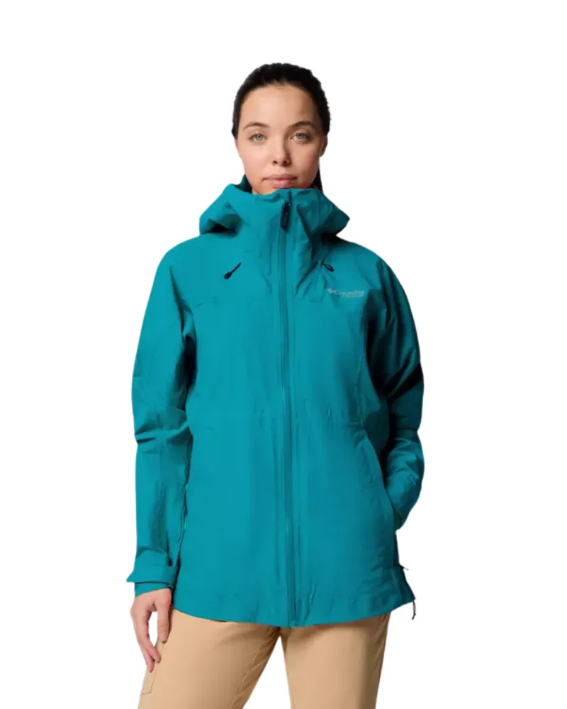 Columbia Womens Northwest Explorer 3L Shell in River Blue