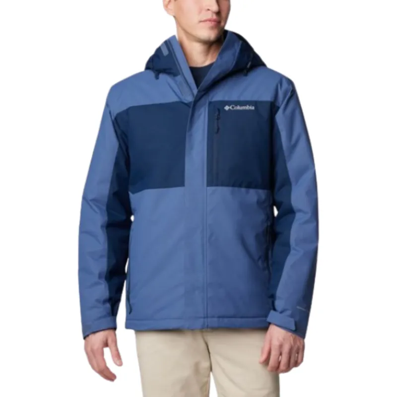 Columbia Mens Tipton Peak III Insulated Jacket in Dark Mountain / Collegiate Navy / Collegiate Navy Zip
