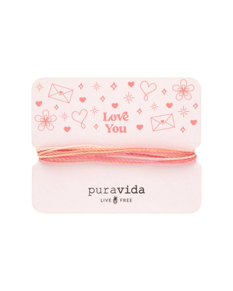 Pura Vida Original Gifting Bracelet in Love You