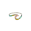 Pura Vida Tie-Dye Wave Ring in Silver
