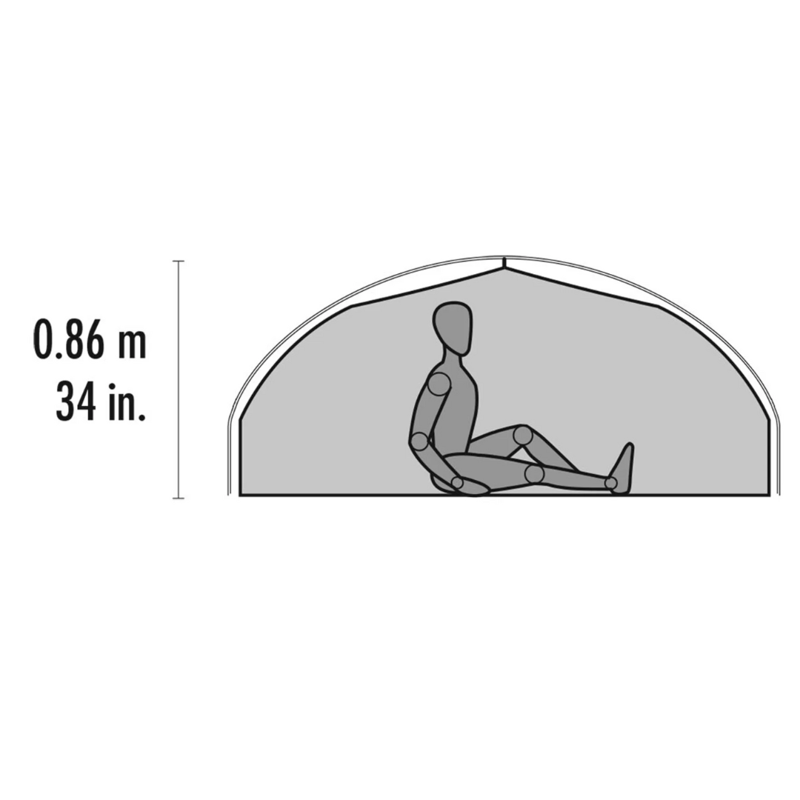 MSR Carbon Reflex 2 Tent V5 in Green-3