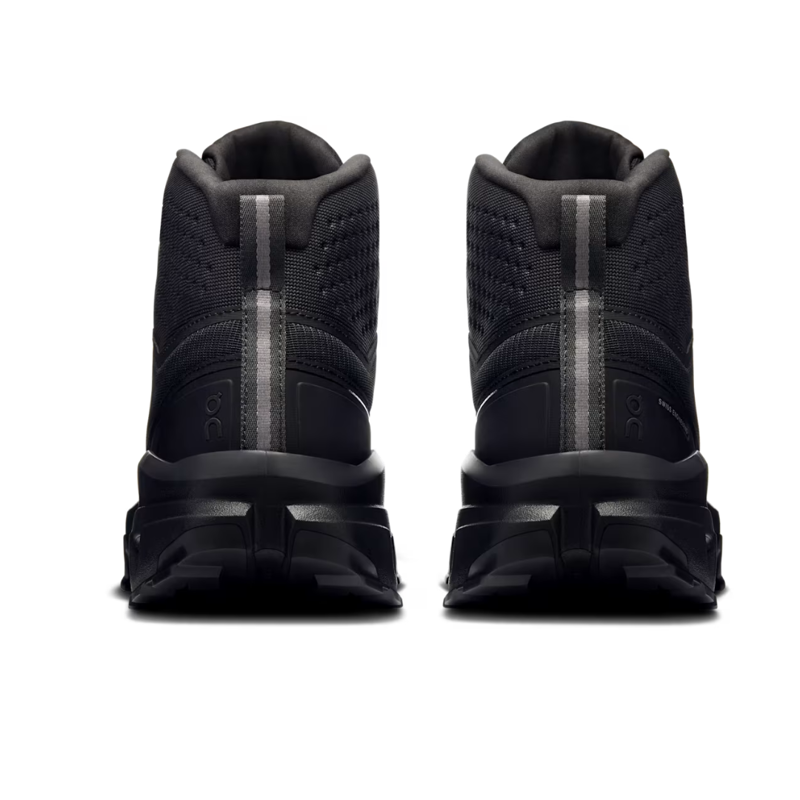 On Mens Cloudrock Mid Waterproof in Black / Black-2