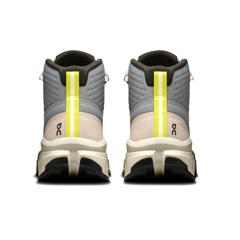 On Womens Cloudrock Mid Waterproof in Alloy / Ice-2