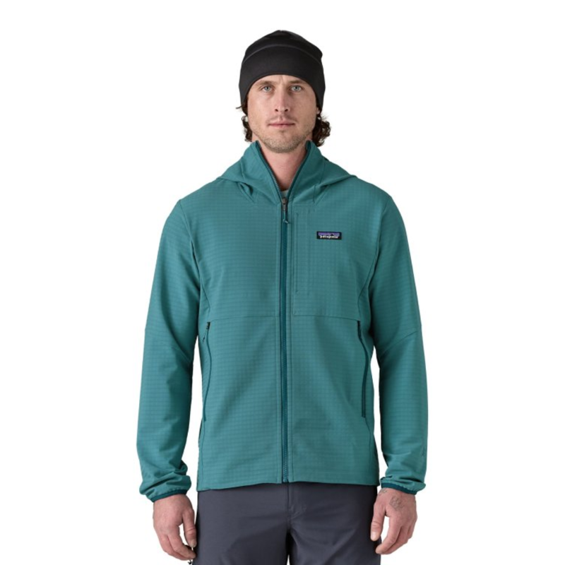 Patagonia Mens R1 TechFace Hoody in Wetland Blue