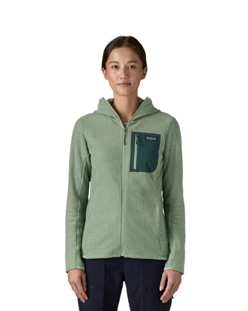 Patagonia Women's R1 Air Full Zip Hoody in Ellwood Green