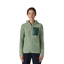 Patagonia Womens R1 Air Full Zip Hoody in Ellwood Green