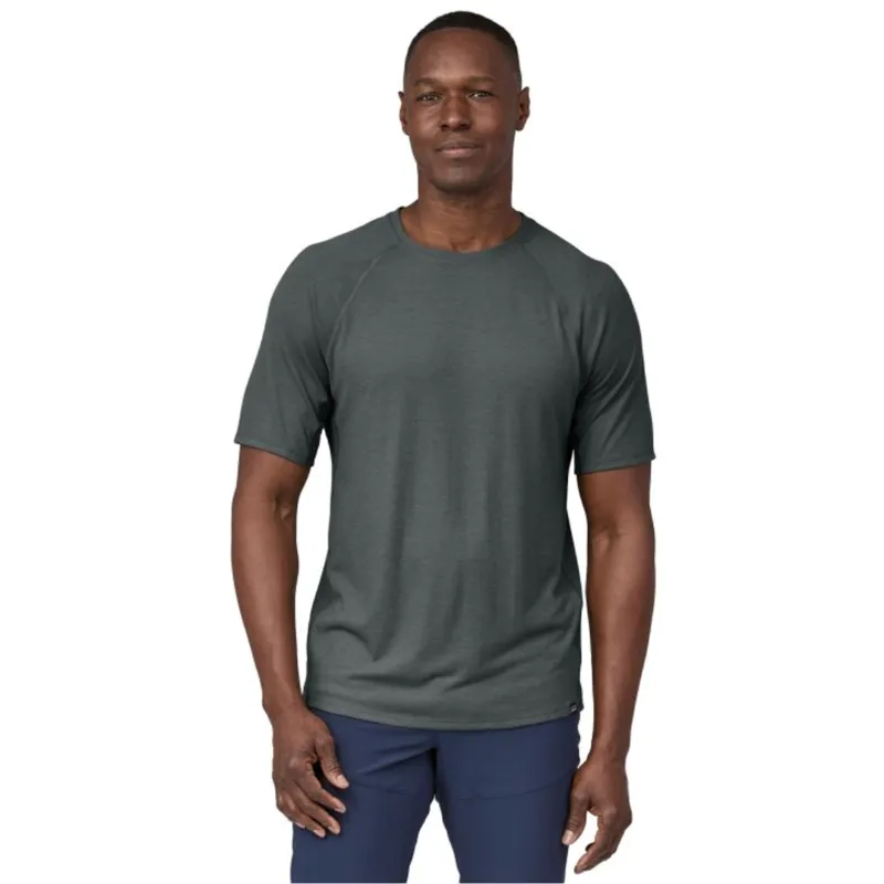 Patagonia Mens Capilene Cool Trail Shirt in Nouveau Green