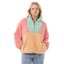 Rip Curl Womens Block Party Polar Fleece in Pink