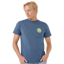 Rip Curl Mens Wettie Icon Tee in Light Navy
