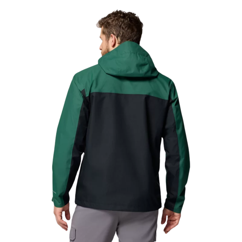 Columbia Mens Hikebound II Jacket in Rain Forest / Black-1