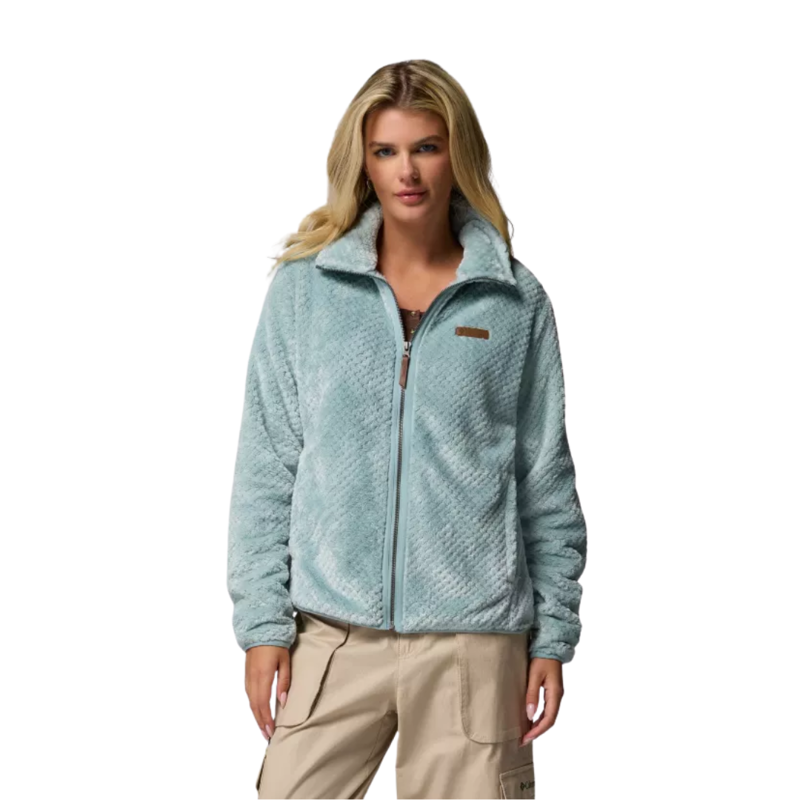 Columbia Womens Fire Side II Sherpa Full Zip in Crushed Blue