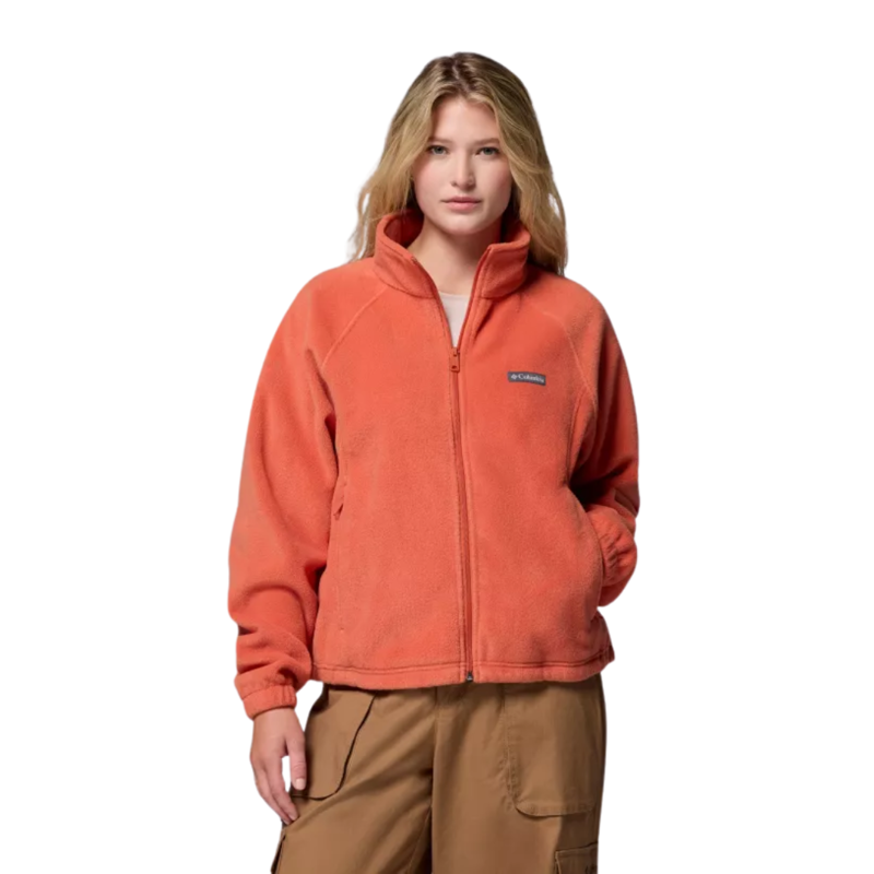 Columbia Womens Benton Springs Relaxed Full Zip in Tuscan
