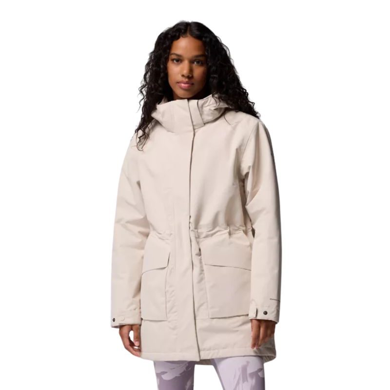 Columbia Womens Pulaski Parka in Dark Stone