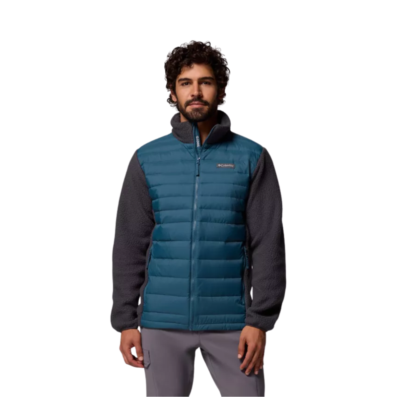 Columbia Mens Juniper Peak Hybrid Jacket in Everblue / Shark