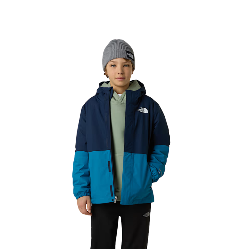 The North Face Kids Warm Antora Rain Jacket in Summit Navy / Dusk Blue