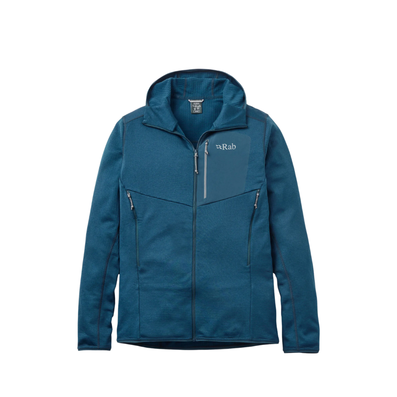 Rab Mens Ascendor Hoody in Tempest Blue