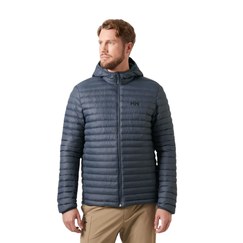 Helly Hansen Mens Sirdal Hooded Insulator Jacket in Alpine Frost