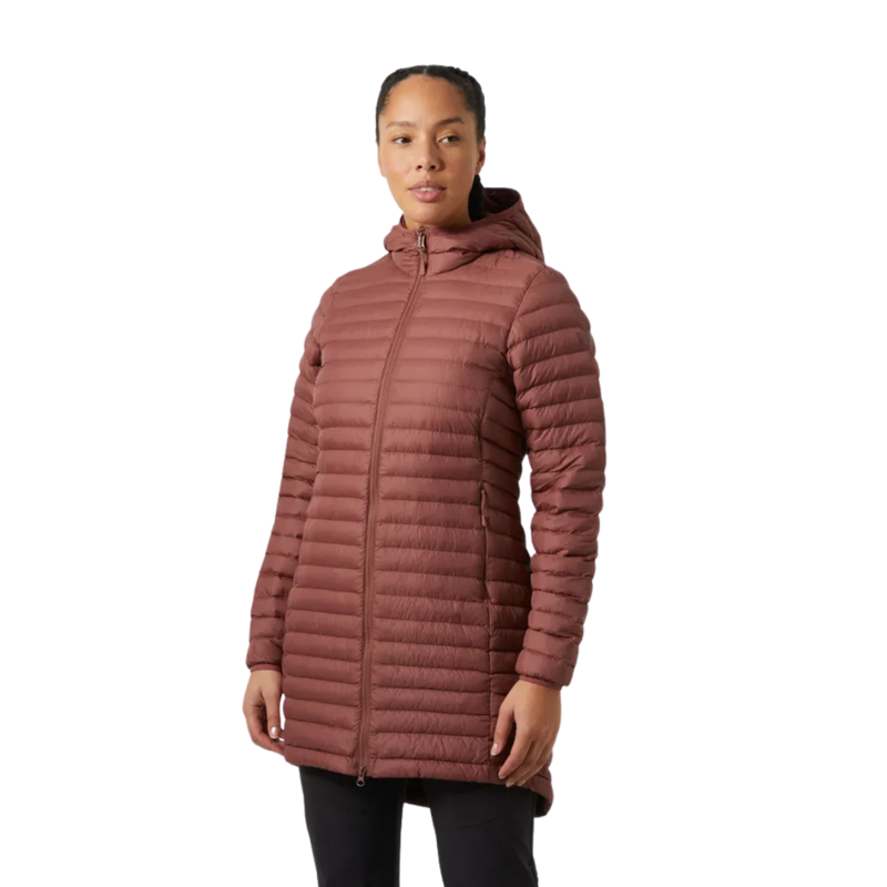 Helly Hansen Womens Sirdal Long Insulator Jacket in Dark Cedar